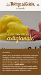 Mobile Screenshot of labottegadelgelato.it