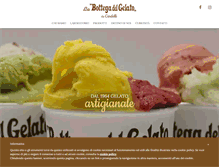 Tablet Screenshot of labottegadelgelato.it